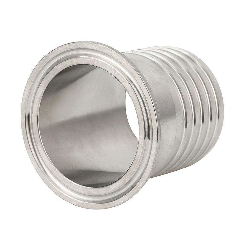 Yoebor Metalwork 2" Tri Clamp to 2" Hose ID Barbed Adapter SUS304 Sanitary Hose Pipe Fitting, 1.97" Length - Image 3
